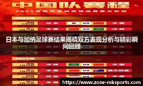 日本与加纳足球赛结果揭晓双方表现分析与精彩瞬间回顾